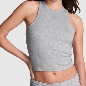 PINK Sleeveless Cotton Tank Top Women Size Medium